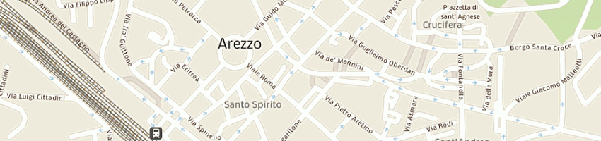 Mappa della impresa peloni fiori di brasini fausto a AREZZO