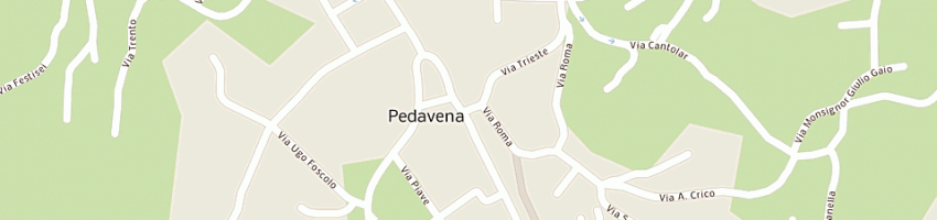Mappa della impresa paoletti bruno a PEDAVENA