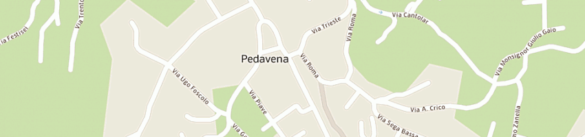 Mappa della impresa andreoli vincenzo a PEDAVENA