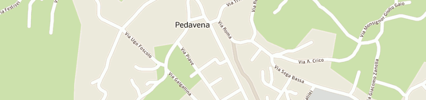 Mappa della impresa zabot roberto a PEDAVENA