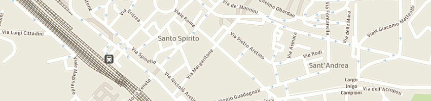 Mappa della impresa ottica look a AREZZO