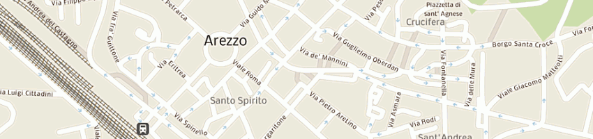 Mappa della impresa pagli marcello a AREZZO