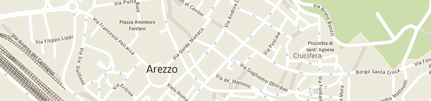 Mappa della impresa sartoria arezzo di lami marco e c sas a AREZZO