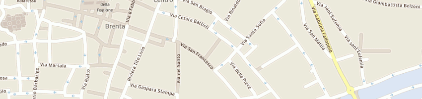 Mappa della impresa cinema excelsior a PADOVA