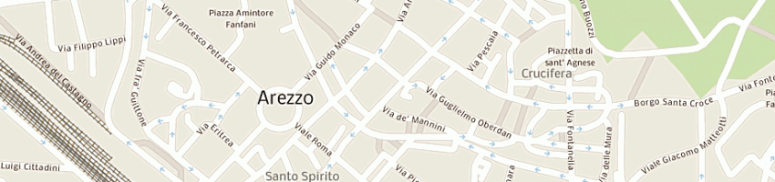 Mappa della impresa bindi snc di oscar bindi e c a AREZZO