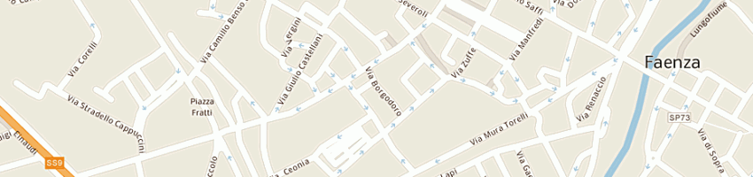 Mappa della impresa studio tecnico associato geo2 di geom gianfranco zama e geom giac a FAENZA