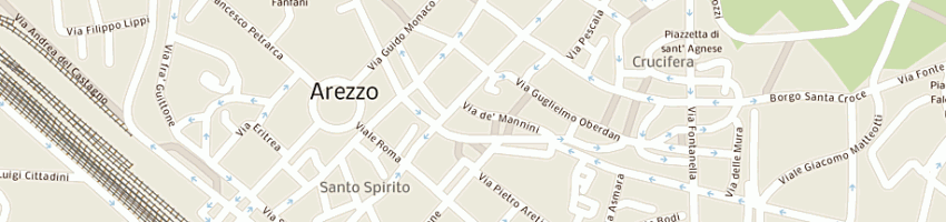 Mappa della impresa l'occhialaio di arezzo a AREZZO