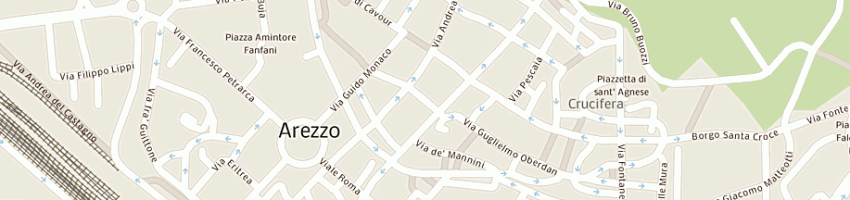 Mappa della impresa banelli luca a AREZZO