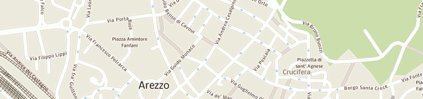 Mappa della impresa sotto san francesco - arezzo e dintorni di vieri norina e c sas a AREZZO