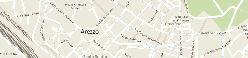 Mappa della impresa orologeria nofri a AREZZO