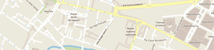 Mappa della impresa gammapi srl a PADOVA