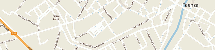 Mappa della impresa gianni marinella a FAENZA