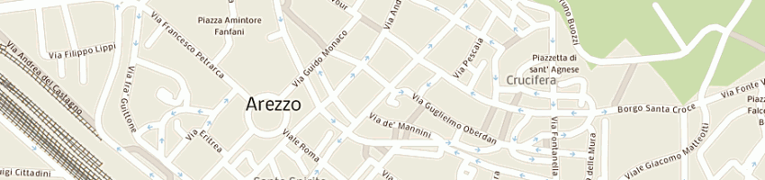 Mappa della impresa borghini a AREZZO