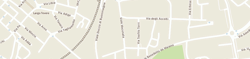Mappa della impresa franchi gabriella a AREZZO