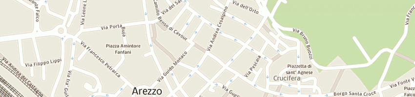 Mappa della impresa nero a AREZZO