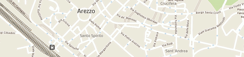 Mappa della impresa manpower spa a AREZZO