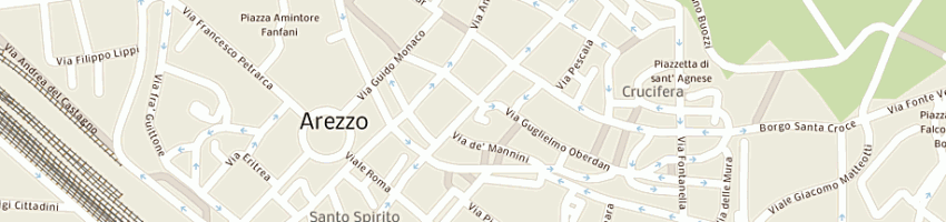 Mappa della impresa tabaccheria del corso di borgogni enzo a AREZZO