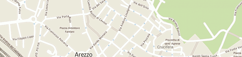 Mappa della impresa dettagli d'arredo di santagati e buzzi snc a AREZZO