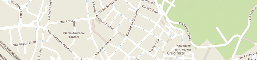 Mappa della impresa ducci a AREZZO
