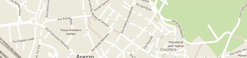 Mappa della impresa sabarus di sabatini barbara a AREZZO