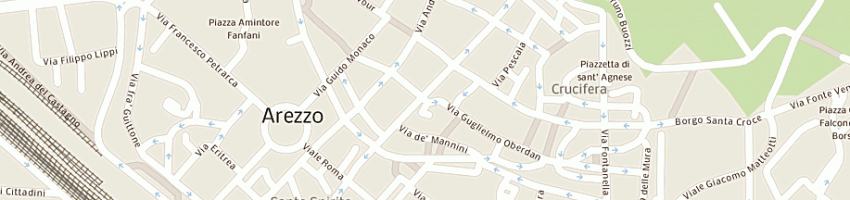 Mappa della impresa vieri n e r (snc) a AREZZO