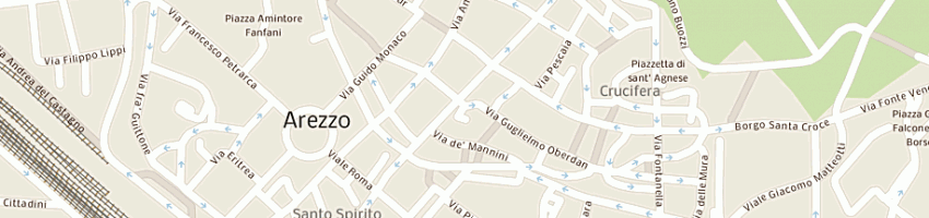 Mappa della impresa arkistudio a AREZZO