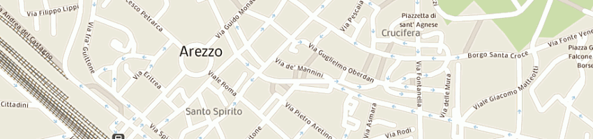 Mappa della impresa aidi associazione italiana per il diritto all'infanzia a AREZZO