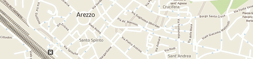 Mappa della impresa rampino giuseppe a AREZZO