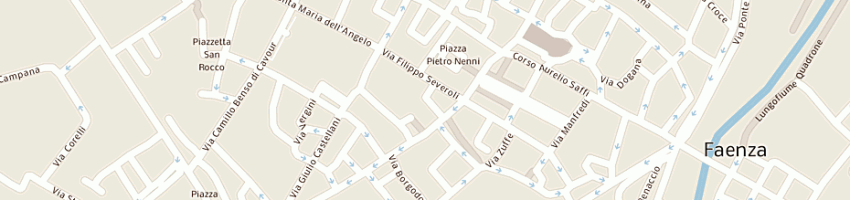 Mappa della impresa tajin sas di araibi haouari ahmed e c a FAENZA