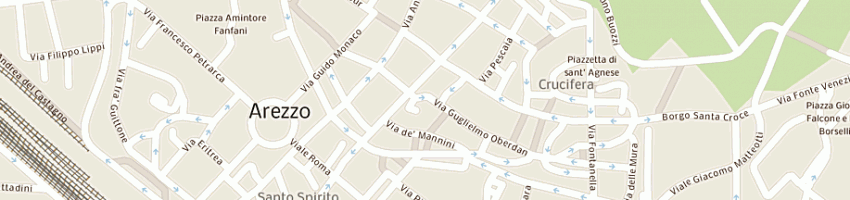 Mappa della impresa il mago di oz di bondi roberta e borgni iolanda snc a AREZZO