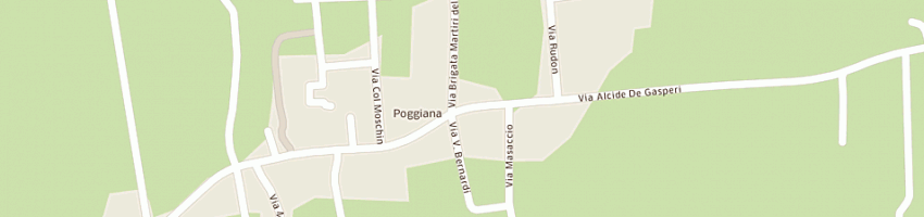 Mappa della impresa bar dal mago a RIESE PIO X