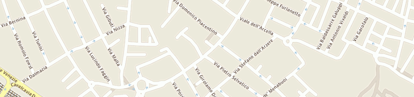 Mappa della impresa autorimessa astra snc a PADOVA