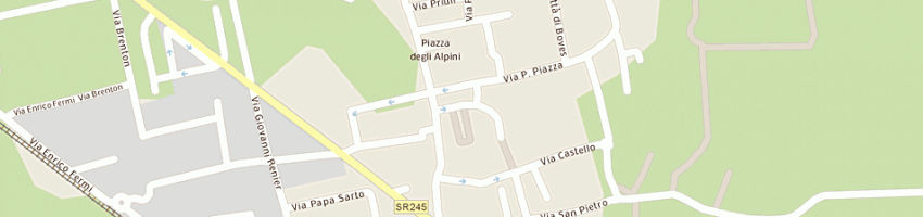 Mappa della impresa banca di credito cooperativo trevigiano soccooprl a CASTELLO DI GODEGO
