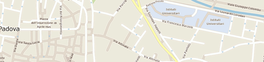 Mappa della impresa baccos fulvia a PADOVA