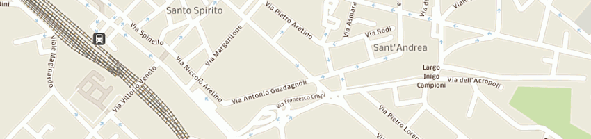 Mappa della impresa societa' italiana per condotte d'acqua spa a AREZZO