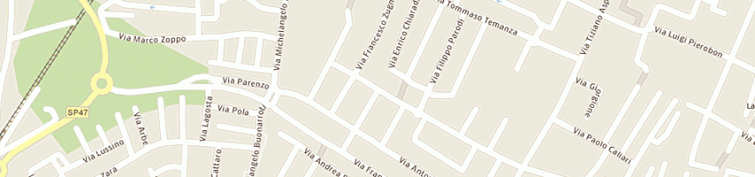 Mappa della impresa boscolo mezzopan ferruccio a PADOVA