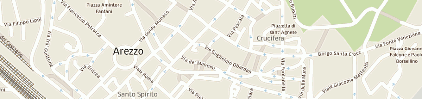 Mappa della impresa caprini moraglia mirella a AREZZO