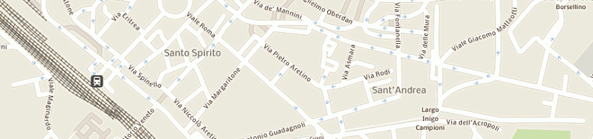 Mappa della impresa la bottega di nonna tina srl a AREZZO