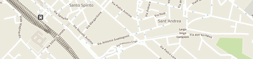 Mappa della impresa centro ufficio snc di forzoni claudia sara e c a AREZZO