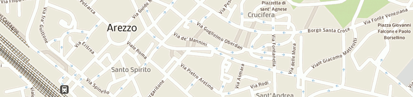 Mappa della impresa casa circondariale di arezzo a AREZZO