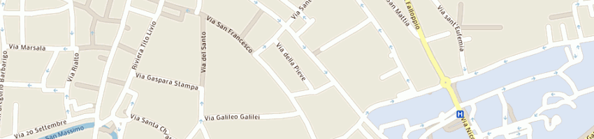Mappa della impresa concrete srl a PADOVA