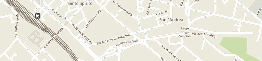 Mappa della impresa mediambiente srl a AREZZO