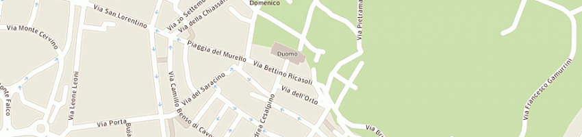 Mappa della impresa centro sportivo italiano consiglio provinciale a AREZZO