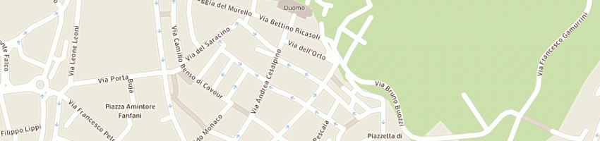 Mappa della impresa uffici giudiziari a AREZZO