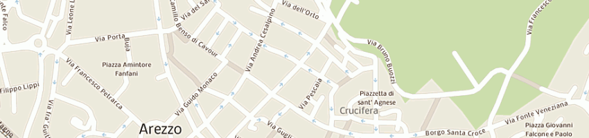 Mappa della impresa bruno dominga a AREZZO