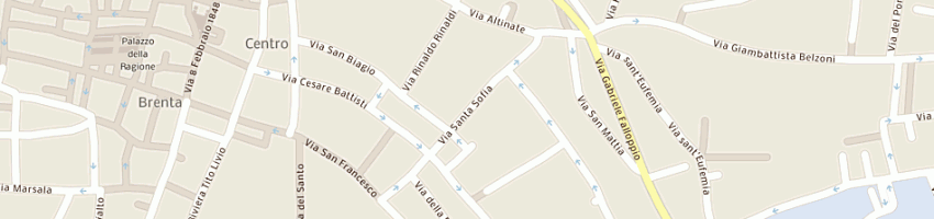 Mappa della impresa studio futura informatica di tasso vittorio a PADOVA