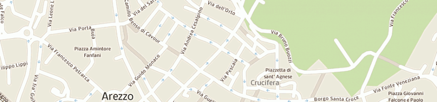 Mappa della impresa pecchi cornici di bigazzi zanobi a AREZZO