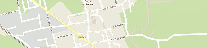 Mappa della impresa parrocchia nativita' di maria santissima a CASTELLO DI GODEGO