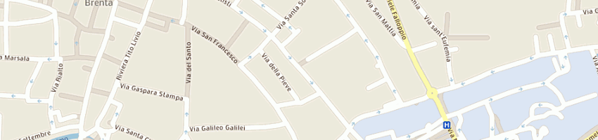 Mappa della impresa griggio filippo a PADOVA