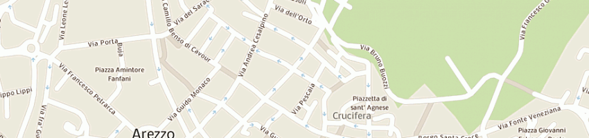 Mappa della impresa burzi paolo a AREZZO